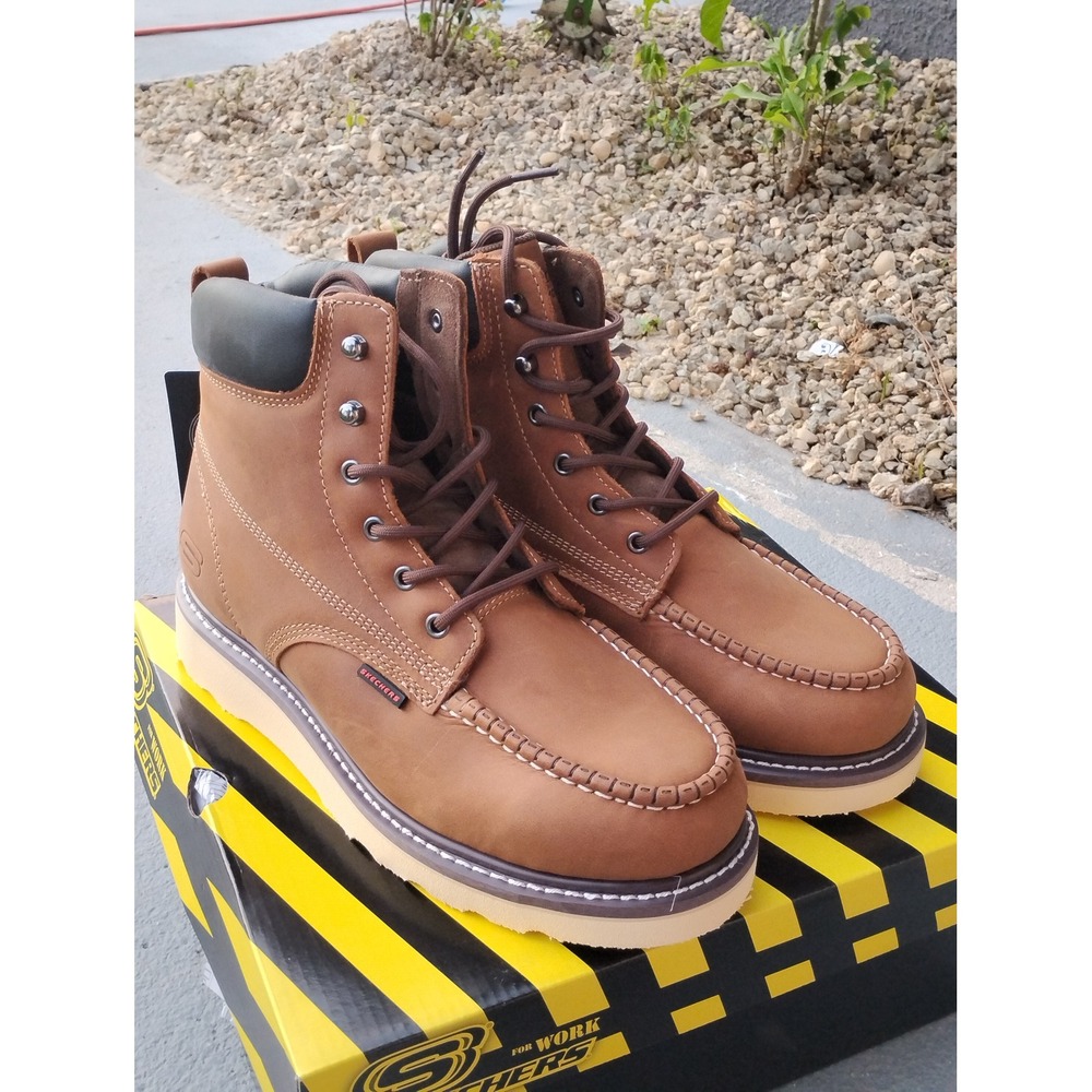 Men's Sketchers Kadmiel Bennot Work Boots Size 11 - Picture 4 of 9